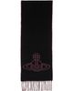 Vivienne Westwood Vivienne Westwood Black & Pink Double Face Scarf - 2