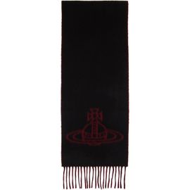 Vivienne Westwood Vivienne Westwood Black & Red Double Face Scarf