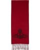 Vivienne Westwood Vivienne Westwood Black & Red Double Face Scarf - 2