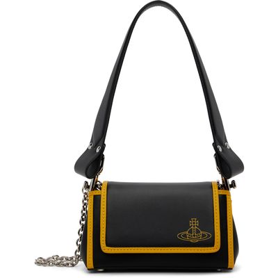 Vivienne Westwood Vivienne Westwood Black & Yellow Hazel Small Bag