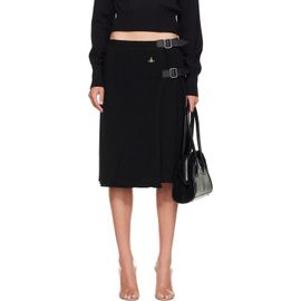Vivienne Westwood Vivienne Westwood Black Alex Kilt Midi Skirt