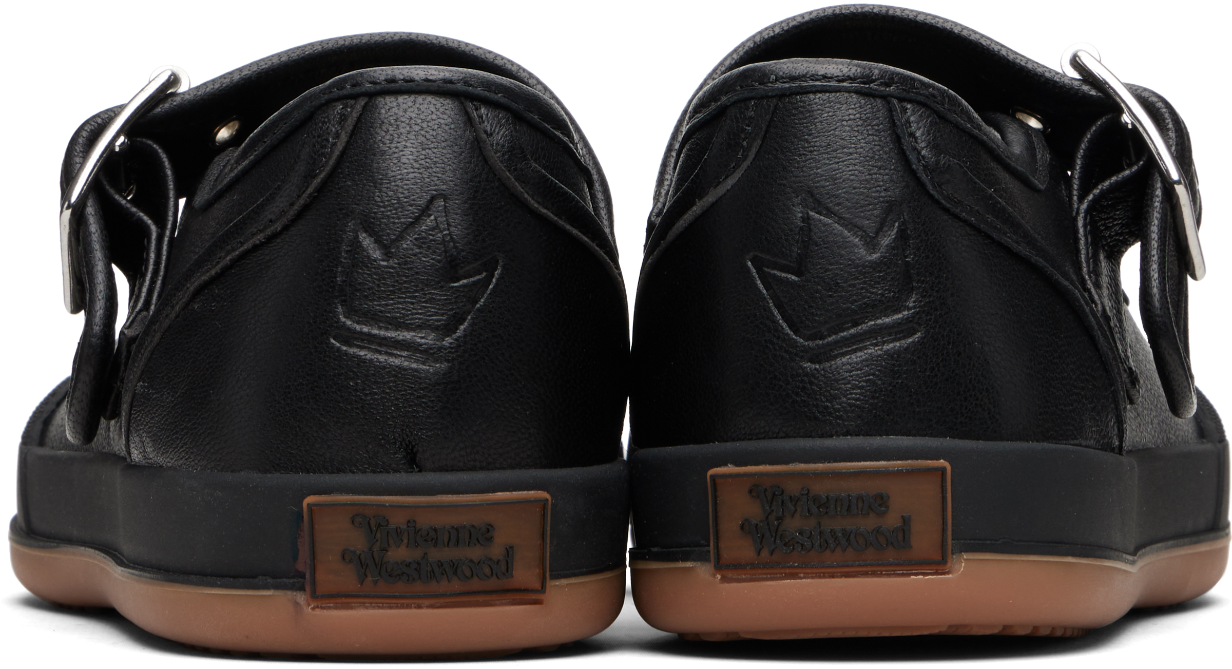 Vivienne Westwood - Black Animal Gym Bar Ballerina Flats