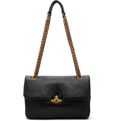 Vivienne Westwood Vivienne Westwood Black Anita Medium Shoulder Bag