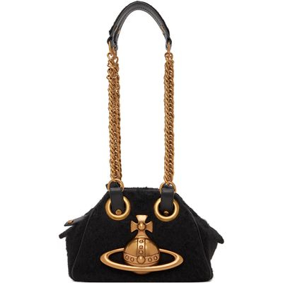 Vivienne Westwood Vivienne Westwood Black Archive Orb Chain Hand Bag