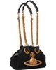 Vivienne Westwood Vivienne Westwood Black Archive Orb Chain Hand Bag - 2