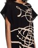 Vivienne Westwood Vivienne Westwood Black Beach Top Graffiti Orb Cover-Up Top - 2
