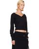 Vivienne Westwood Vivienne Westwood Black Beatrice V-Neck Sweater - 2