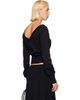 Vivienne Westwood Vivienne Westwood Black Beatrice V-Neck Sweater - 3