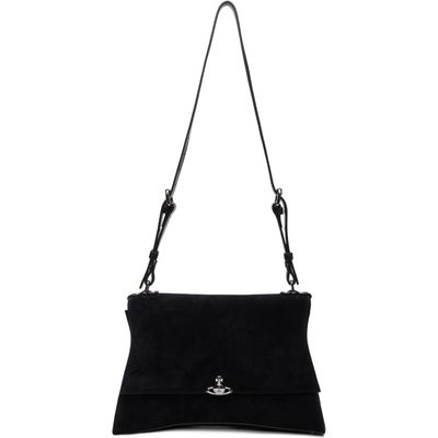 Vivienne Westwood Vivienne Westwood Black Biana Medium Shoulder Bag