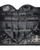 Vivienne Westwood Vivienne Westwood Black Croc Heart Card Holder - 1