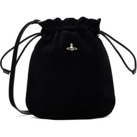 Vivienne Westwood Vivienne Westwood Black Drawstring Pouch Bag