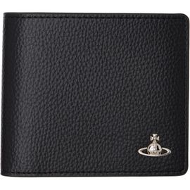 Vivienne Westwood Vivienne Westwood Black Faux-Leather Man. Billfold Wallet