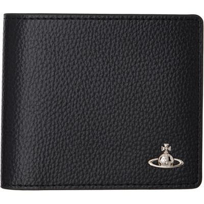 Vivienne Westwood Vivienne Westwood Black Faux-Leather Man. Billfold Wallet