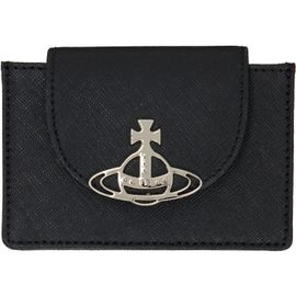 Vivienne Westwood Vivienne Westwood Black Flap Orb Card Holder