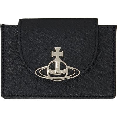 Vivienne Westwood Vivienne Westwood Black Flap Orb Card Holder