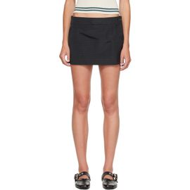 Vivienne Westwood Vivienne Westwood Black Foam Tailored Miniskirt