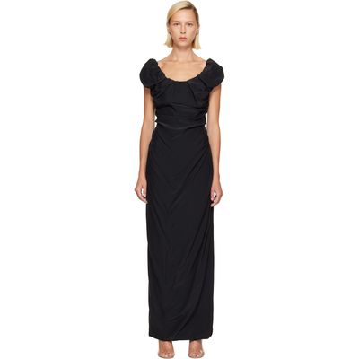 Vivienne Westwood Vivienne Westwood Black Ginnie Amber Maxi Dress