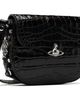 Vivienne Westwood Vivienne Westwood Black Hunter Flap Crossbody Bag - 2