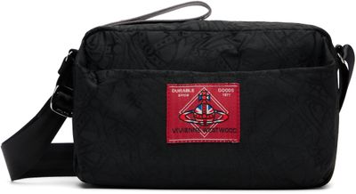 Vivienne Westwood Vivienne Westwood Black Jude E/W Crossbody Bag