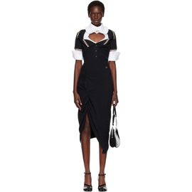 Vivienne Westwood Vivienne Westwood Black Long Monday Pulling Midi Dress