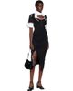 Vivienne Westwood Vivienne Westwood Black Long Monday Pulling Midi Dress - 5