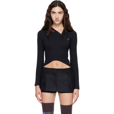 Vivienne Westwood Vivienne Westwood Black LS Glory Polo