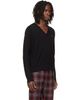 Vivienne Westwood Vivienne Westwood Black Mark V-Neck Sweater - 2
