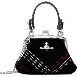 Vivienne Westwood Vivienne Westwood Black Mini 'Granny Frame' Bag