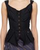 Vivienne Westwood Vivienne Westwood Black Monday Vest Top - 1