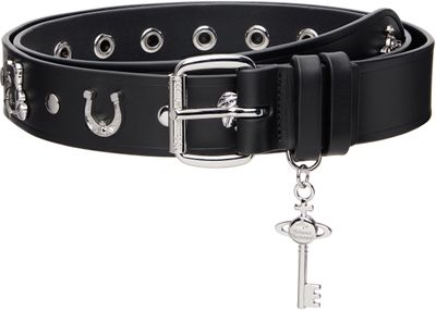 Vivienne Westwood Vivienne Westwood Black Multi Charms Stud Belt