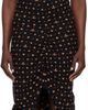 Vivienne Westwood Vivienne Westwood Black Printed Piquet Pulling Midi Dress - 1