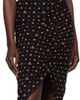 Vivienne Westwood Vivienne Westwood Black Printed Piquet Pulling Midi Dress - 4
