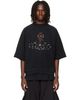 Vivienne Westwood Vivienne Westwood Black Short Sleeve Raglan Sweatshirt - 1