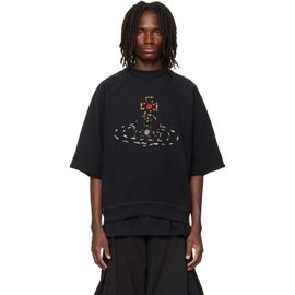 Vivienne Westwood Vivienne Westwood Black Short Sleeve Raglan Sweatshirt