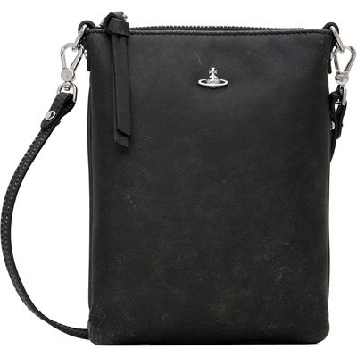 Vivienne Westwood Vivienne Westwood Black Slim Squire Crossbody Pouch
