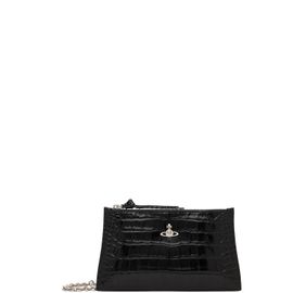 Vivienne Westwood Vivienne Westwood Black Small Flat Zip Clutch