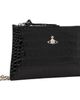 Vivienne Westwood Vivienne Westwood Black Small Flat Zip Clutch - 2