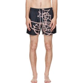 Vivienne Westwood Vivienne Westwood Black Surf Boxer Swim Shorts