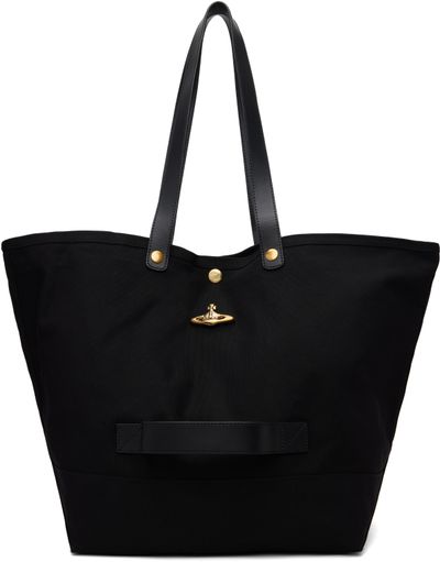 Vivienne Westwood Vivienne Westwood Black Utility Small Shopper Tote