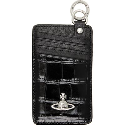 Vivienne Westwood Vivienne Westwood Black Vertical Flat Card Holder