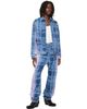 Vivienne Westwood Vivienne Westwood Blue & Purple Buckle Back Jeans - 4