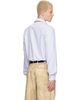 Vivienne Westwood Vivienne Westwood Blue & White Two Button Krall Shirt - 3