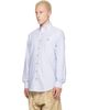 Vivienne Westwood Vivienne Westwood Blue & White Two Button Krall Shirt - 4