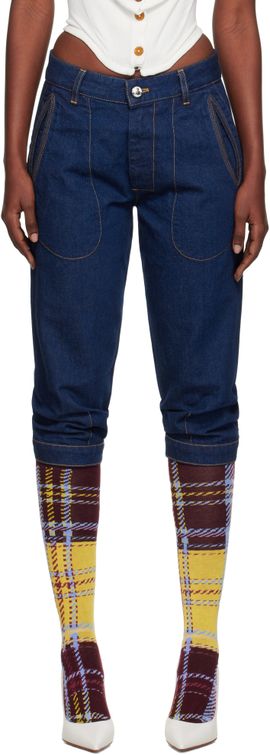Vivienne Westwood Vivienne Westwood Blue Casa Breeches Jeans