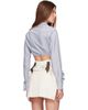 Vivienne Westwood Vivienne Westwood Blue Cropped Drunken Shirt - 3