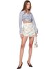 Vivienne Westwood Vivienne Westwood Blue Cropped Drunken Shirt - 4