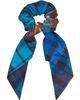 Vivienne Westwood Vivienne Westwood Blue Embroidered Large Scrunchie - 2