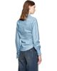 Vivienne Westwood Vivienne Westwood Blue Heritage Twill 'Drunken Shirt' Blouse - 3