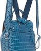 Vivienne Westwood Vivienne Westwood Blue Leather Max Small Backpack - 3