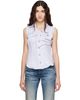 Vivienne Westwood Vivienne Westwood Blue Short Sleeve Drunken Shirt - 1